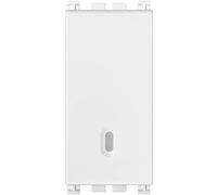 Vimar 19592.B Arké Deviatore connesso VIEW Wireless con uscita a relè, per lampade, trasformatori e controllo da remoto, doppia tecnologia Bluetooth 5.0 e Zigbee 3.0