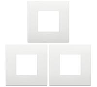 Vimar 19642.71 Arké placca Classic 2 moduli 9x9x0.9cm, tecnopolimero bianco (Confezione da 3)