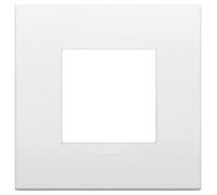 Vimar Placca Classic Arkè 19642.74 2 moduli scatola rotonda Bianco