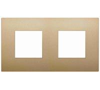 VIMAR - 19643.78 Placca 4M (2+2)int71 CL oro matt