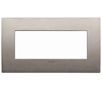 VIMAR - 19649.08 Placca Classic 5M BS acciaio spazzolato