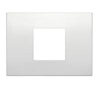 Vimar 19652.05 Arké placca Classic 2 moduli centrali, 12.2x9x0.86cm, perla