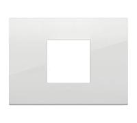 Vimar 19652.06 Arké Placca Classic 2 moduli centrali, metallo, polar