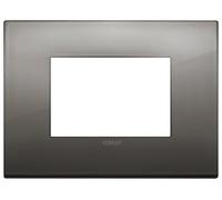 Placca Classic 3M cromo nero Vimar Arkè 19653.09