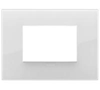 Placca Vimar Arke 3 moduli classic reflex ghiaccio 19653.66