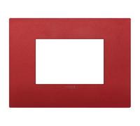 Vimar 19653.75 Placca Classic, Rosso, 3 moduli