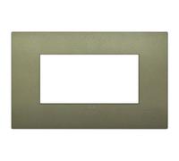 Vimar 19654.77 Arké placca Classic 4 moduli, 14.45x9x0.86cm, verde matt