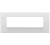 Placca Classic 7M Reflex ghiaccio total look Vimar Arkè 19657.B66