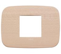 Vimar 19682.53 ARKÉ Placca Round 2M Centrali, 12,2x9x0,85cm, Acero