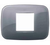 VIMAR - 19682.61 Placca Round 2M centr Reflex grigio fume