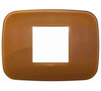 VIMAR - 19682.62 Placca Round 2M centrali Reflex caramel