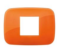 Vimar 19682.63 Placca Round 2M Centrali, 12,2x9x0,91cm, Reflex Orange