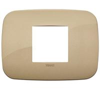 Vimar 19682.88 Arké placca Round 2 mod centrali, 12.2x9x0.82cm, oro