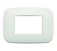 Vimar 19683.25 Placca Round, 3 moduli, Perla