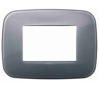 VIMAR - 19683.61 Placca Round 3M Reflex grigio fume