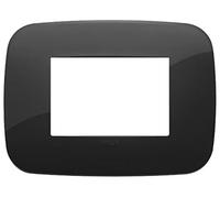 Placca Round 3M nero Vimar Arkè 19683.81