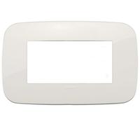 Vimar 19683.83 Placca Round, Avorio, 3 moduli