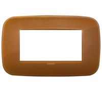 Placca Vimar Arkè Round 4 Moduli Reflex Caramel 19684.62