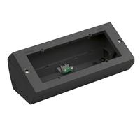 VIMAR 19787 Scatola inclinata da tavolo per installazione di 7 moduli, grigio. Da completare con supporto e placca