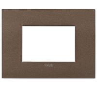 Vimar 19953.24 Placca Arké fit 3 moduli, metallo, bronzo matt