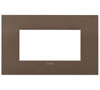 Vimar 19954.24 Placca Arké fit 4 moduli, metallo, bronzo matt