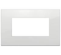 Placca Vimar FIT 4 moduli polar matt 19954.26