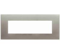 VIMAR - 19957.08 Placca fit 7M acciaio spazzolato