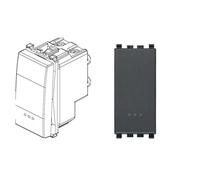 VIMAR 20013 INVERTITORE ILLUMINABILE 1P 16 AX GRIGIO SERIE EIKON