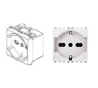 VIMAR 20210.B PRESA SICURY 2P+T 16 A 250 V EUROSPINE BIANCO SERIE EIKON