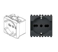 Vimar Presa 2Pcon T 16A Universale, Grigio