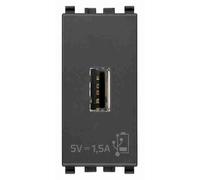 VIMAR - 20292 Unita alimentazione USB 5V1,5A 1M grigio