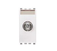Presa Tv e Sat Vimar Eikon connettore F bianco 20318.B