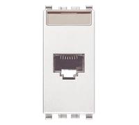 Vimar 20339.15.B Presa RJ45 Netsafe, Bianco, Cat, UTP, 6A