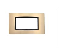 Vimar 20654.21 Placca Classic 4 Moduli Oro Satinato