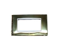 Vimar 20654.B24 Placca Classic 4 Moduli Oro Lucido