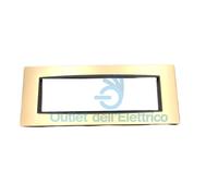 VIMAR 20657.21 PLACCA CLASSIC 7 MODULI ORO SATINATO