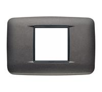 Vimar 20682.15 Placca Round 2 Moduli Centr Antracite Matt