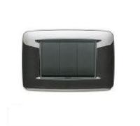 VIMAR 20683/12 - PLACCA Round 3M Antracite Metal