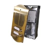 ELVOX 2102 PATAVIUM TARGA IN OTTONE 2 PULSANTI