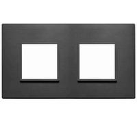 VIMAR - 21643.18 Placca 4M (2+2) int71 nero totale