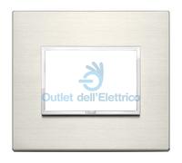 Vimar 21653.08 Placca 3 moduli Titanio Evo