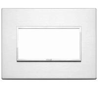 VIMAR - 21654.01 Placca 4M alluminio brillante
