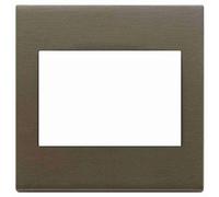 VIMAR - 22648.12 Placca 3M BS bronzo scuro spazzolato