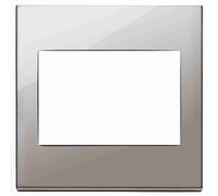 VIMAR - 22648.83 Placca 3M BS cromo nero