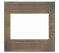 VIMAR - 22648.87 Placca 3M BS bronzo antico spazzolato