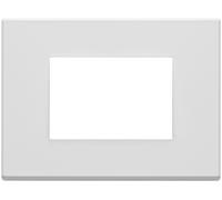 VIMAR 22653.01 PLACCA 3M 3 MODULI metallo base, bianco matt