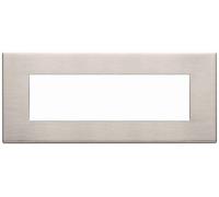 VIMAR - 22657.11 Placca 7M nichel spazzolato