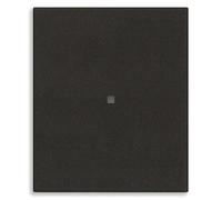 Vimar 30000A.2G Linea Interruttore assiale illuminabile, tasto sostituibile, nero, 2m, Max 100 W per lampade con alimentatore integrato (IEC 60669-1:2017)