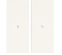 VIMAR 30008A.B Linea Pulsante assiale illuminabile, tasto sostituibile, 2.23 x 5.28 x 3.75 cm, bianco (Confezione da 2)