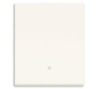 Vimar 30012.2B Invertitore Linea allineato illuminabile, tasto sostituibile, bianco, 2 moduli, Max 100 W per lampade con alimentatore integrato (IEC 60669-1:2017)